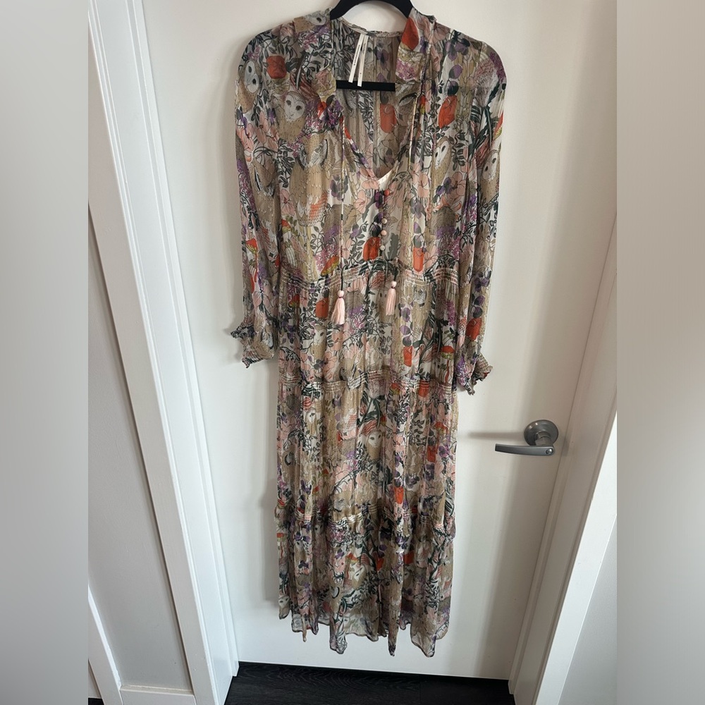 Summer Sale: Lightly worn long sleeve maxi dress